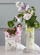 利用纸艺制作DIY创意花瓶