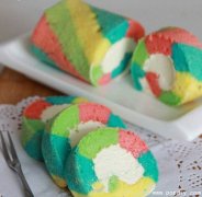创意烘焙手工DIY制作—彩虹蛋糕卷