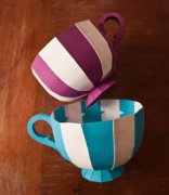纸艺手工DIY制作—创意简单的纸茶杯