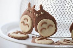 创意烘焙DIY制作可爱的手工龙猫造型饼干