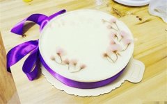 小清新的双人樱花冻芝士DIY烘焙蛋糕