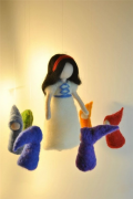 创意手工羊毛毡DIY白雪公主与小矮人