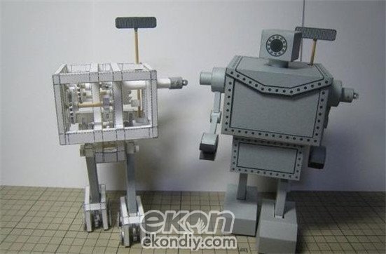 手工DIY：自制环保机器人